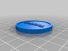 tapping liquid id tag coins & badges customized 3d print model - Mito3D