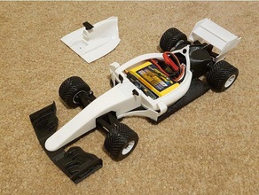 1 18 escala openrc f1 r c veículos carro de corrida formula1 a rc 3d print model - Mito3D
