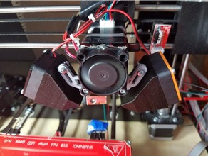 dual 40mm fan reprap guru 3d printer accessories shroud reprapguru 3d print model - Mito3D