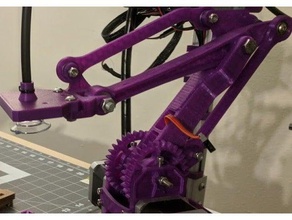 brazo de montaje la ventosa robótica 3d print model - Mito3D