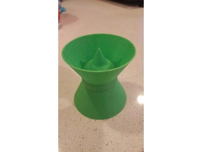 inverted chalice illusion conical art 3d print model - Mito3D