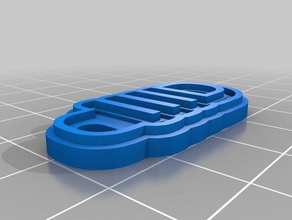 iiid Schlüsselanhänger kundengebundene 3d print model - Mito3D