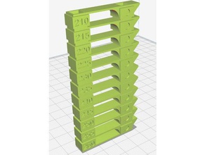 petg temperature tower test cura 3d printing tests calibration 3d print model - Mito3D