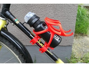 montaggio franco falco, bananabotcage ciclo dell'acqua banana titolare parti bicicletta attesa bottle cage di 3d print model - Mito3D