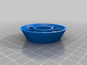 my customized yaufsh - yet another universal filament spool holder ball bearings 3d printer accessories 3d print model - Mito3D