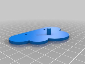 cloud key holder magnets organization magnet 3d print model - Mito3D