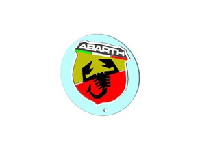 abarth logo porte-clés les signes et logos 3d print model - Mito3D