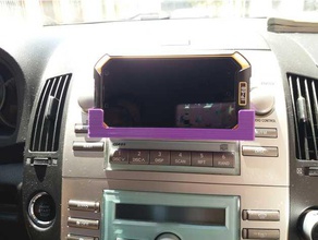 smartphone-cd holder mobile phone cd car smartphone toyota 3d print model - Mito3D
