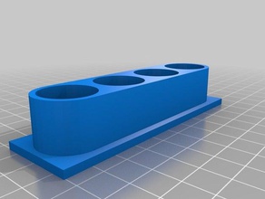 my customized tube stand biology 3d print model - Mito3D