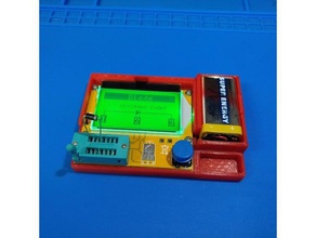simple lcr-t4 case electronics capacitor coil lcr multimeter resistor 3d print model - Mito3D