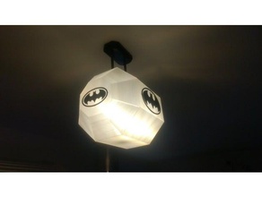 kids batman lamp electronics logo led light lighting lights 3d print model - Mito3D