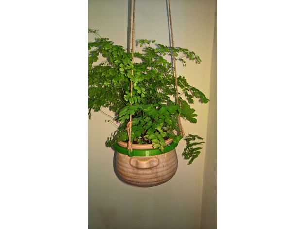 flower hanger household holder pot 3D print model - Mito3D