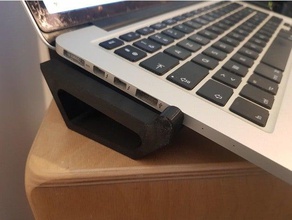 suporte de computador portátil titular laptop stand 3d print model - Mito3D