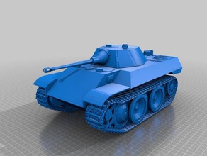vk 1602 leopard 3d-drucken vk1602 3d print model - Mito3D