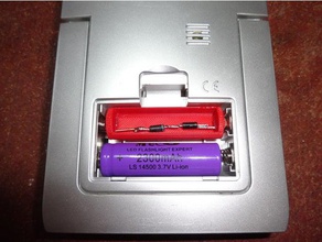 li-ion battery adapter aa size electronics converter 3d print model - Mito3D