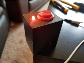 botão wifi caso nodemcu arcade diy 3d print model - Mito3D