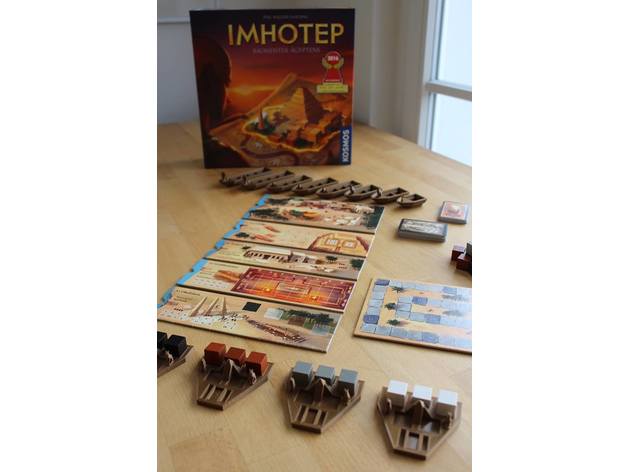 imhotep + erweiterung Spiele Brettspiel 3D print model - Mito3D