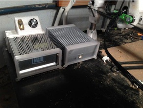 rambo enclosure tool holders & boxes 110mm electronics case reprap 3d print model - Mito3D