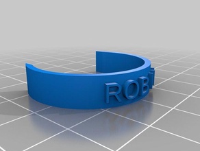 robin bottle name tag organization customized 3d print model - Mito3D