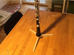 stand oboe la música 3d print model - Mito3D