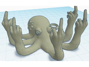 femme fucktopus sculptures 3d print model - Mito3D