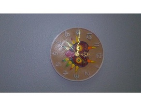 la coutume de l'horloge décor sur des roulettes 3d print model - Mito3D