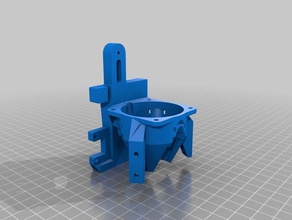 diamond evo 3d printer parts hotend hypercube carriage evolution 3d print model - Mito3D