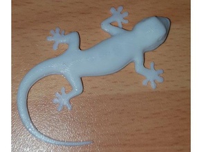 gecko buzdolabı mıknatısı mutfak ve yemek hayvan hayvanlar bina kertenkele kertenkeleler lucertola mıknatıs 3d print model - Mito3D