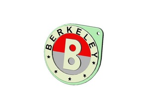 berkeley logo chaveiro sinais e logotipos 3d print model - Mito3D