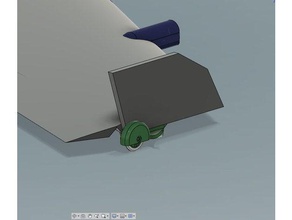 hk teksumo twin atualização r c veículos engrenagem trem de pouso 3d print model - Mito3D