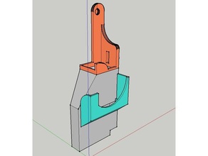dnx flsun kossel mini delta fã mod Impressora 3d de peças a 3d print model - Mito3D