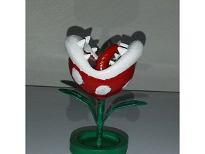 piranha planta brinquedos & games mario bros super 3d print model - Mito3D