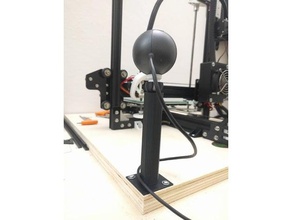 logitech quickcam 3500 base fija Impresora 3d de las piezas webcam tevo la tarántula 3d print model - Mito3D