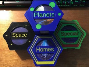ti3 ti4 map hex holders toy & game accessories holder parametric tile twilight imperium 3 4 3d print model - Mito3D