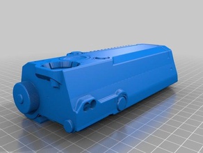 airsoft peq diy Trilho de 20mm anpeq picatinny rail 3d print model - Mito3D