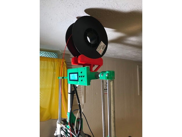 emtush - emt-spool-Halter 3d Drucker Zubehör anet a8 mods emt emt8 filament spool holder spool-Halter 3D print model - Mito3D