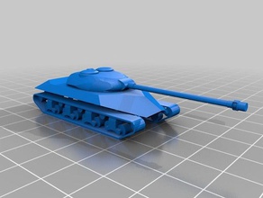 n 257 Sovyet tankı 3d baskı 3d print model - Mito3D