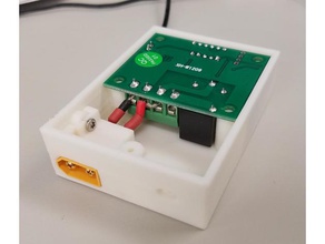 w1209 box xt60 dc input electronics 3d print model - Mito3D