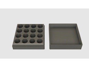 er11-Spannzangen-box hobby box collet Spannzangen-Halter er11 Halter 3d print model - Mito3D