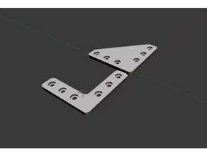 2020 profile bracket - strong compact two version included 3d printer parts 3d print model - Mito3D