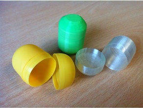 des œufs en plastique bricolage magnétique veilleuse l'oeuf kinder kinderegg kindersurprise oeuf surprise lampe oeufs 3d print model - Mito3D
