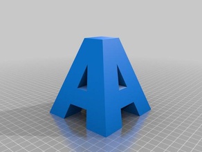 3d ferramentas de arte 3da 3dalphabets 3dart 3d print model - Mito3D