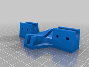 prusa mk2s frame brace perpendicular helper - removable 3d printer accessories i3 mk2 3d print model - Mito3D