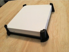 netgate sg-3100 wall mount bracket computer 3d print model - Mito3D