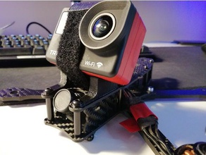 realacc ultra hd de montagem câmera r c veículos drone fpv a gopro titular monte 3d print model - Mito3D