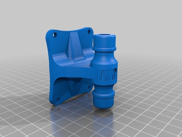 gardena'da bağlayıcı duvara monte edin açık ve bahçe 3D print model - Mito3D