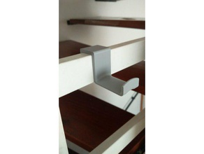 hooks banister organization hook stairs 3d print model - Mito3D