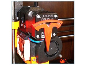 tesla motors estrusore indicatore Stampante 3d parti prusa3 i3 3d print model - Mito3D