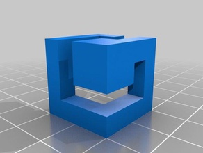 gamecube-logo 3d-drucken gamecube 3d print model - Mito3D
