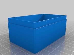 zod azulejos de la parte inferior caja los contenedores personalizado 3d print model - Mito3D